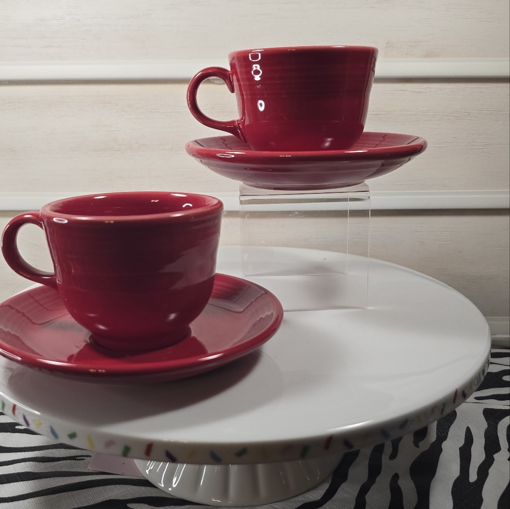 Festive coffee/tea set.